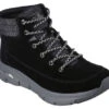 Skechers Arch Fit Smooth Comfy Chill High Top Boot -Simplyfeet Store 167373 blk f