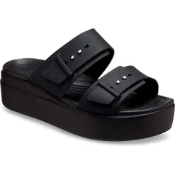 Crocs Brooklyn Buckle Low Wedge