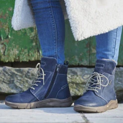 Josef Seibel Conny 53 Warm Boot -Simplyfeet Store 91753 conny53 vl796 530 ocean womens aw23 1