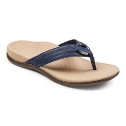 Vionic Tide Aloe Leather -Simplyfeet Store aloe leather navy e0d42ff3