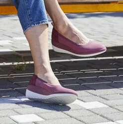 Vionic Advantage Jacey Knit Wedge Ballerina 13 Vionic Advantage Jacey Knit Wedge Ballerina -Simplyfeet Store aw22 jacey knit i3019m1600 shiraz lifestyle 00004