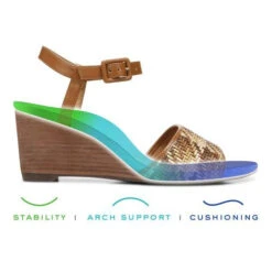 Vionic Pyrite Clarita 9 Vionic Pyrite Clarita -Simplyfeet Store clarita brown 3zone