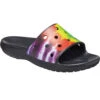 Crocs Classic Tiedye Graphic Slide -Simplyfeet Store classic tyedye slide blackmulti 6