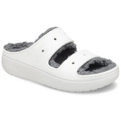 Crocs Classic Cozzzy Sandal -Simplyfeet Store crocs classic cozzzy sandal white 1