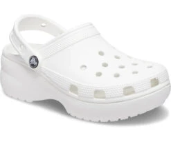 Crocs Classic Platform Clog -Simplyfeet Store crocs classic platform clog white main 206750 100 5
