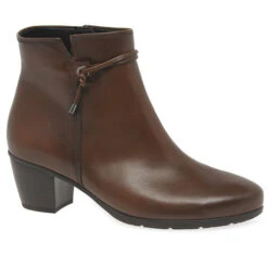 Gabor Ela Ankle Boot -Simplyfeet Store gabor ela ankle boot whisky nappa roma micro sattel effekt 4