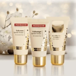 PediBaehr Foot And Hand Care Gift Set - Vanilla Amber 30ml -Simplyfeet Store geschenk set trio 55889 4