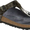 Birkenstock Gizeh Gator Gleam 1 Birkenstock Gizeh Gator Gleam -Simplyfeet Store gizeh gaitor gleam black