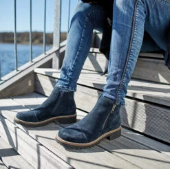 Green Comfort Strike Zip 9 Green Comfort Strike Zip -Simplyfeet Store green comfort strike zip navy 2 5