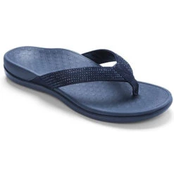 Vionic Islander Rhinestones Sandals -Simplyfeet Store islanderrhinestonenavy 1