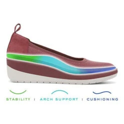 Vionic Advantage Jacey Knit Wedge Ballerina 12 Vionic Advantage Jacey Knit Wedge Ballerina -Simplyfeet Store jacey knit shiraz 3zone