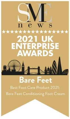 Bare Feet By Margaret Dabbs Conditioning Foot Cream 100ml -Simplyfeet Store jun21019 uk enterprise awards 2021 winners logo low res 1