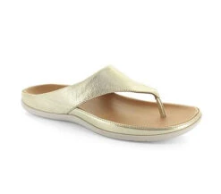 Strive Maui -Simplyfeet Store maui gold metallic angled 1