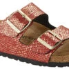 Birkenstock Arizona Shiny Python -Simplyfeet Store python red