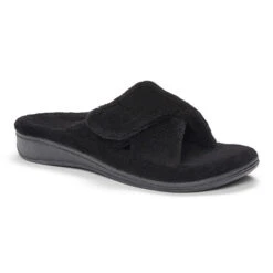 Vionic Indulge Relax -Simplyfeet Store relax black main 1 1