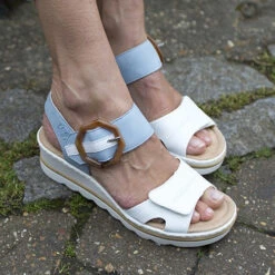 Rieker Alabama -Simplyfeet Store rk.67476 rieker alabama white blue christchurch 9 6