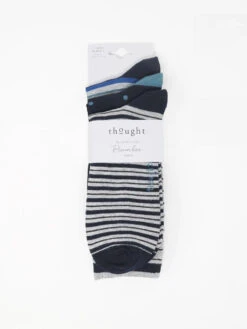 Thought Harrison Spot Stripe Sock Pack UK Size 7-11