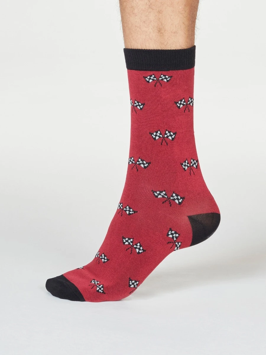 Thought Jacques Racing Car Socks (2 Pairs) UK 7 - 11 6 Thought Jacques Racing Car Socks (2 Pairs) UK 7 - 11 - Image 4