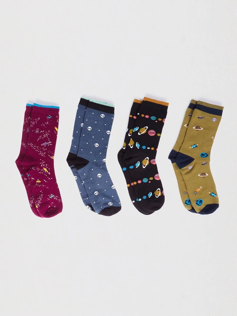 Thought Neil Bamboo Space Sock Box Multi 7-11UK 4 Thought Neil Bamboo Space Sock Box Multi 7-11UK - Image 2