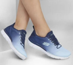 Skechers Summits Bright Charmer Trainer 7 Skechers Summits Bright Charmer Trainer -Simplyfeet Store skechers 149536 summits bright charmer trainer navy onfoot 001 5