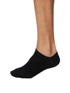 Thought Ashley Bamboo Trainer Socks Black (1 Pair) UK 7-11