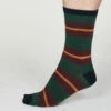 Thought Jacob Socks Forest Green Stripe UK 7-11 2 Thought Jacob Socks Forest Green Stripe UK 7-11 -Simplyfeet Store spm503 forest green jacob bamboo rugby stripe socks in forest green 1