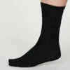 Thought Benedict Seacell Diabetic Socks UK 7 - 11 1 Thought Benedict Seacell Diabetic Socks UK 7 - 11 -Simplyfeet Store spm545 black benedict seacell diabetic socks in black 1 1