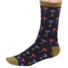 Thought Salas GOTS Organic Cotton Rocket Socks Black 7-11UK -Simplyfeet Store spm789 black 1