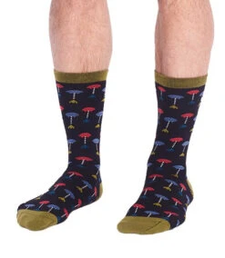 Thought Salas GOTS Organic Cotton Rocket Socks Black 7-11UK 5 Thought Salas GOTS Organic Cotton Rocket Socks Black 7-11UK -Simplyfeet Store spm789 black 2