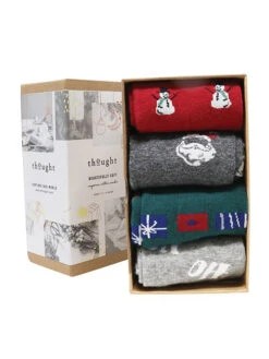 Thought Talton Christmas Sock Box (4 Pairs) UK 7 - 11