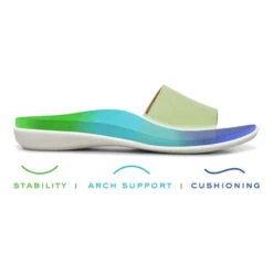 Vionic Mirage Val -Simplyfeet Store val pale lime 3zone 10