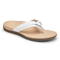 Vionic Tide Aloe Leather -Simplyfeet Store vionic tidealoeleather white