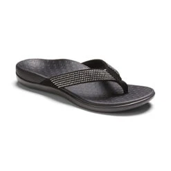 Vionic Islander Rhinestones Sandals -Simplyfeet Store vionicislanderrhinestoneblack min